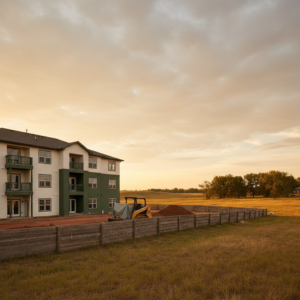 New apartment complex under construction, Sioux Falls